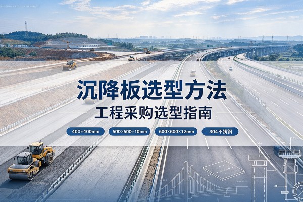 普陀区沉降板选择方法